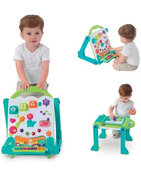 MON TABLEAU TROTTEUR 3 EN 1 25 SONS 3 en 1 : Panneau d'activités av...