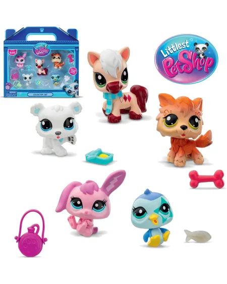 LITTLE PET SHOP PACK DE 5 HIVER  5 Petshop sur le thème de l'hiver ...