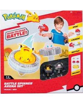 POKEMON BATTLE ARENA 2 BOULES ET 2 TOUPI  2 Battle Spinners et 1 Po...