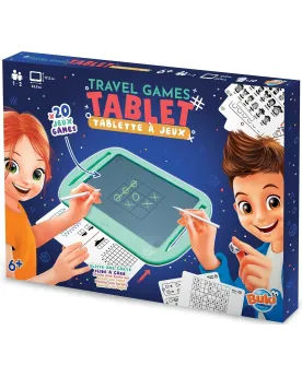 TABLETTE A JEUX  Avec écran LCD, 2 stylets et 20 jeux (pendu, batai...