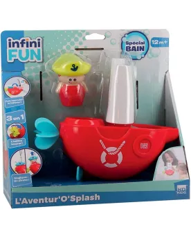 INFINI FUN L'AVENTURE O'SPLASH  Un bateau qui se fixe à la baignoir...
