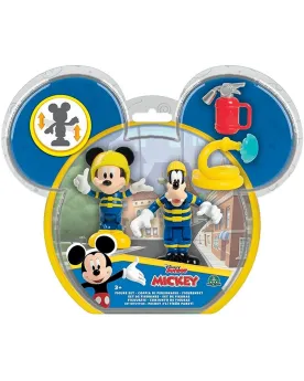 MICKEY BLISTER 2 FIGURINES 7.5CM  2 figurines articulées de 7,5 cm ...