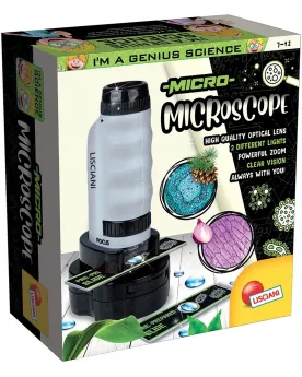 I AM A GENIUS SCIENCE MICRO MICROSCOPE  Portable, pratique et facil...
