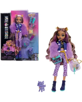 MONSTER HIGH CORE CLAWDEEN  Poupée articulée de 30 cm et son animal...
