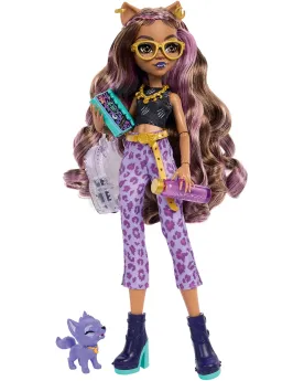 MONSTER HIGH CORE CLAWDEEN  Poupée articulée de 30 cm et son animal...