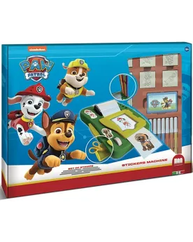 MACHINE STICKERS PAW PATROL + TAMPONS/MA  Inclus : 7 tampons, 1 tam...