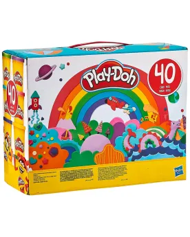 PLAY DOH 40 POTS 84GR  Pots de 84g. PLDE94135L0 PLAY-DOH Âge Minimu...