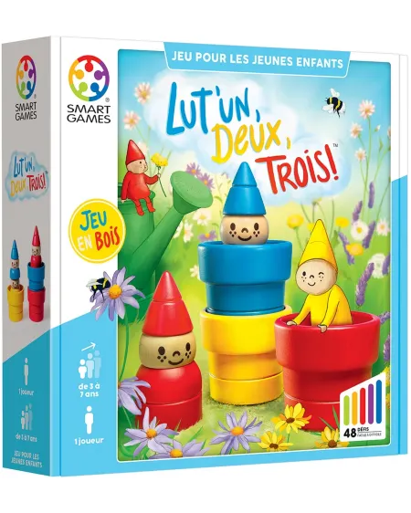 LUT'UN, DEUX, TROIS 48 DEFIS  Empilez, cachez, déplacez les lutins ...