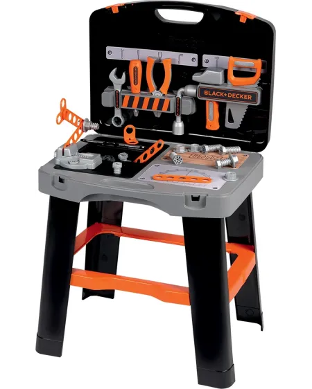 BLACK&DECKER VALISE ETABLI 33ACC.  La valise se transforme facileme...