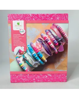 BIJOUX MULTI-RANG HEICHI  250 perles, 8 m de ruban, 1 chaîne, des c...