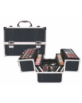 VALISE DE MAQUILLAGE PRO GLITTER BLACK  La plus complète : des vern...