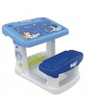 MON PUPITRE BLUEY  Bureau avec compartiment de rangement. 5 feuille...