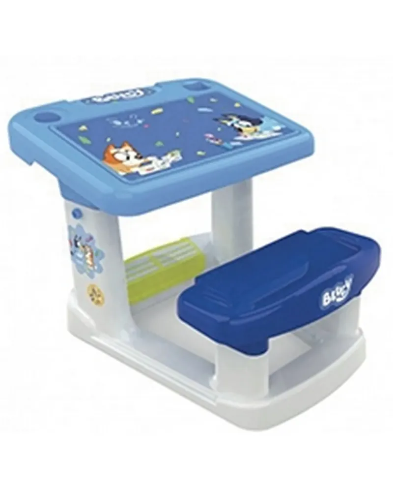 MON PUPITRE BLUEY  Bureau avec compartiment de rangement. 5 feuille...