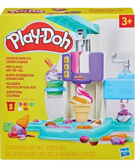 PLAY DOH TOURBILLON ARC-EN-CIEL GLACE  Crée toutes sortes de glaces...