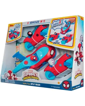 SPIDEY VEHICULE 3 EN 1  Il se sépare en 3 véhicules (2 motos avec l...