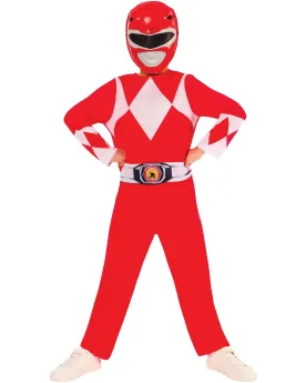 COST. POWER RANGER ROUGE 5/6 ANS   RUB1001407T56 RUBIE'S Âge Minimu...
