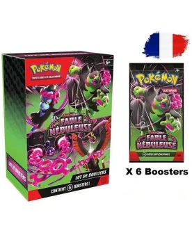 POKEMON EV 6.5 BUNDLE 6 BOOSTERS  Contient 6 boosters Ecarlate et v...