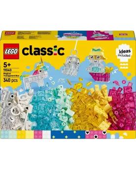 LA BOITE DE BRIQUES TRANSPARENTES MAGIQU   LEG11040 LEGO Âge Minimu...