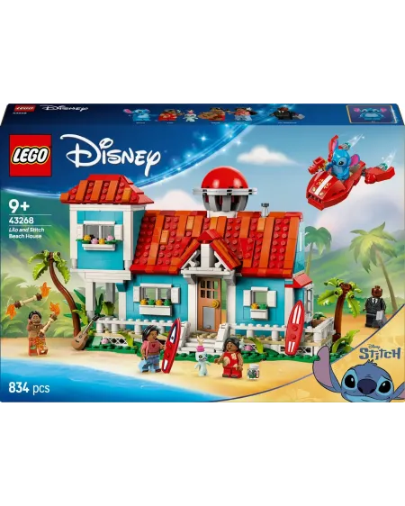 LA MAISON SUR LA PLAGE DE LILO ET STITCH   LEG43268 LEGO Âge Minimu...