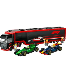 CAMION DE F1 AVEC F1 RB20 ET AMR24   LEG60445 LEGO Âge Minimum: 8A ...