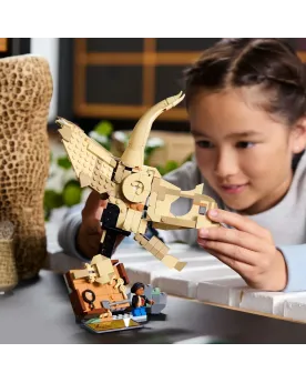 LES FOSSILES : LE CRANE DU TRICERATOPS   LEG76969 LEGO Âge Minimum:...