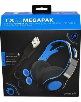 PL4 MEGAPACK TX30 CASQUE+CABLE USB+POUS.   PS4301575 PLAYSTATION 4 ...