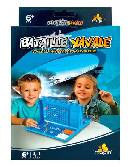 BATAILLE NAVALE JEU DE VOYAGE   IMA2897  Âge Minimum: 6A -Âge Maxim...