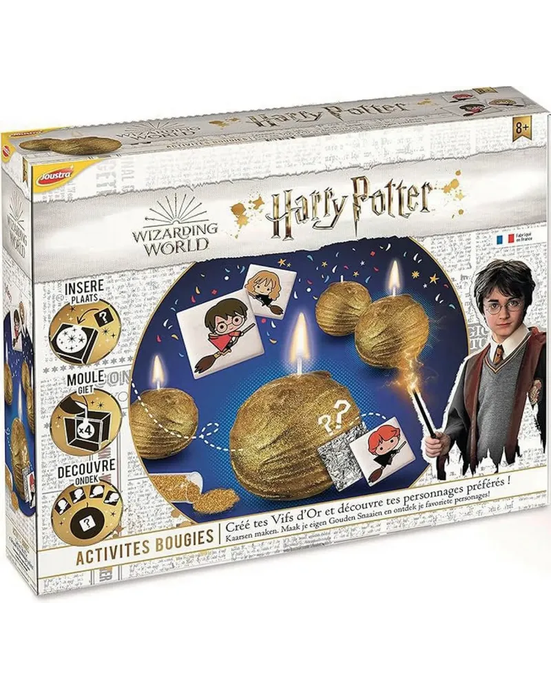HARRY POTTER KIT COMPLET 4 BOUGIES  Pour créer 4 bougies. JOUJ43571...