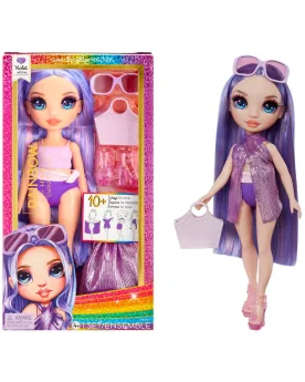 RAINBOW HIGH SWIN&STYLE VIOLET 28cm. Différents accessoires pour al...