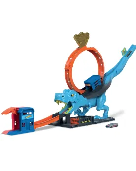 HOT WHEELS AFFRONTEMENT AVEC TREX + 1HW Il comprend un lanceur et u...