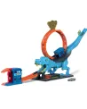 HOT WHEELS AFFRONTEMENT AVEC TREX + 1HW Il comprend un lanceur et u...