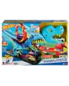 HOT WHEELS AFFRONTEMENT AVEC TREX + 1HW Il comprend un lanceur et u...