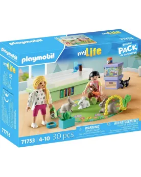 ANIMALERIE AVEC ENCLOS A LAPINS   PMB71753 PLAYMOBIL Âge Minimum: 4...