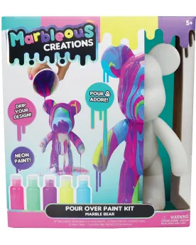 MARBLEOUS CREATIONS LARGE KIT  Fais couler de la peinture sur l'our...