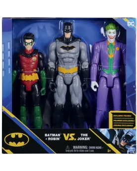 BATMAN PACK DE 3 PERS. 30CM  30 cm. Articulées. SPN6064967 SPINMAST...
