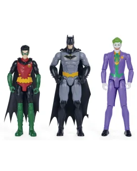 BATMAN PACK DE 3 PERS. 30CM  30 cm. Articulées. SPN6064967 SPINMAST...
