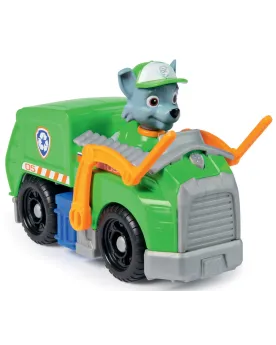 PAW PATROL BASIC ROCKY  Avec 1 figurine à collectionner. Au choix. ...