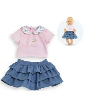BEBE 30CM T-SHIRT + JUPE WK PARIS   COR111060 COROLLE Âge Minimum: ...