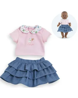 BEBE 36CM T-SHIRT + JUPE WK PARIS   COR141720 COROLLE Âge Minimum: ...