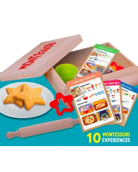 MONTESSORI BOX LE GOUT  Un kit pour créer des biscuits à déguster. ...