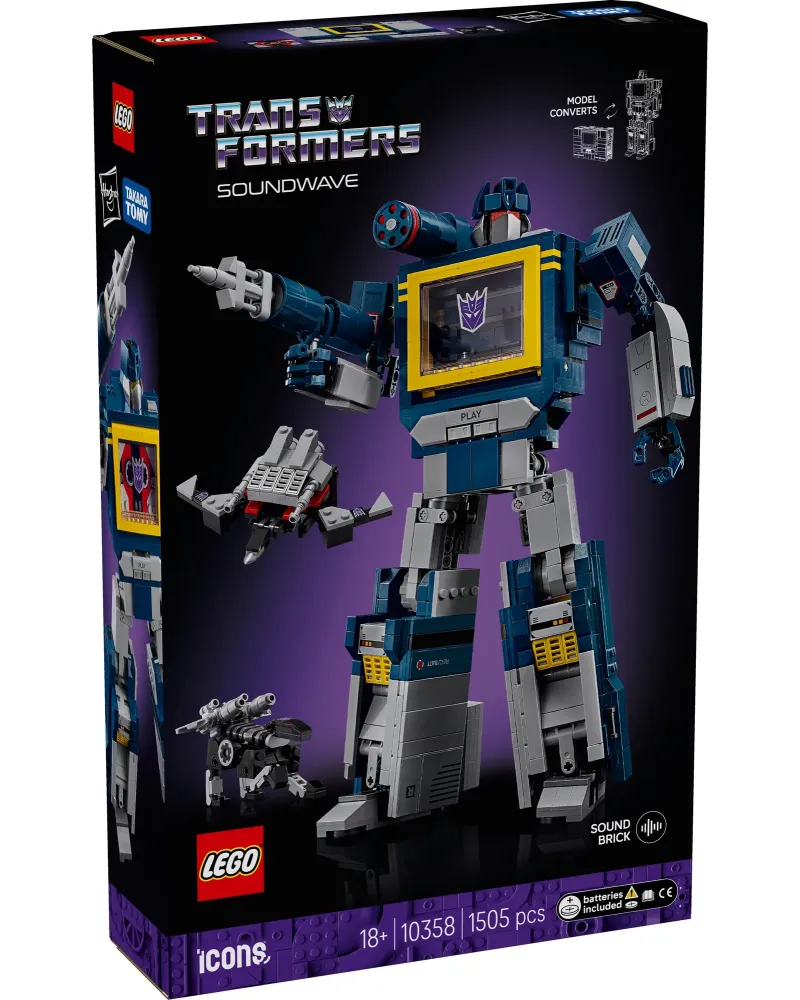 TRANSFORMERS SOUNDWAVE   LEG10358 LEGO Âge Minimum: 18A -Âge Maximu...