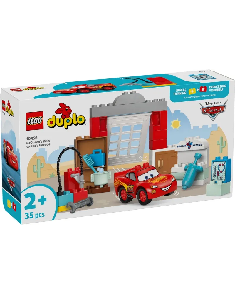LA VISITE DE McQUEEN AU GARAGE DE DOC   LEG10456 LEGO Âge Minimum: ...