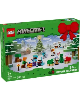CALENDRIER DE L'AVENT MINECRAFT 2025   LEG21280 LEGO Âge Minimum: 7...