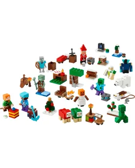 CALENDRIER DE L'AVENT MINECRAFT 2025   LEG21280 LEGO Âge Minimum: 7...