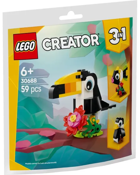 TOUKAN TROPICAL   LEG30688 LEGO Âge Minimum: 6A -Âge Maximum: 18A -...