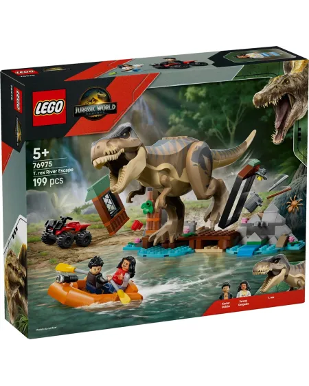 LE T. REX ET L'EVASION SUR LA RIVIERE   LEG76975 LEGO Âge Minimum: ...